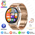 2026New GPS NFC Bluetooth Call Smartwatch Women Watch 4 mini Sport Track Heart Rate Pressure Monitoring Health Smartwatch Ladies