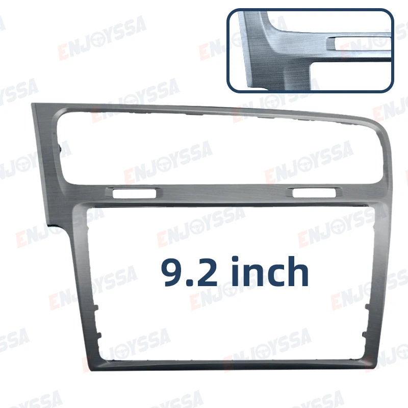 8/9.2 inch MIB Radio Frame For VW Golf 7 MK7 Golf 7.5 MK7.5 Volkswagen Car Radio Plates Decorative Panel Screen Bezel