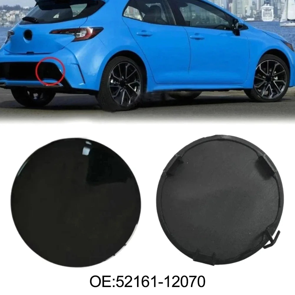 Rear Bumper Tow Hook Cover Cap For Toyota For Corolla Hatchback 19-22 5216912170 Rear Bumper Trailer Cover Automobiles Parts