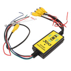 4 Way Backup Camera Video Switcher Easy Installation Intelligent Circuit Detection Video Splitter Switcher 8V‑16V for Trucks