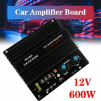 12V 600W Mono Car Audio Amplifier Powered Subwoofer Bass Amplifiers Board Player Automotive Amplifie r Module 3D Crystal Power
