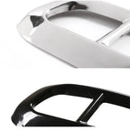 For 2020-2022 Mercedes-Benz GLC GLE GLS W167 X253 X167 stainless steel tail throat exhaust muffler pipe cover paper accessories