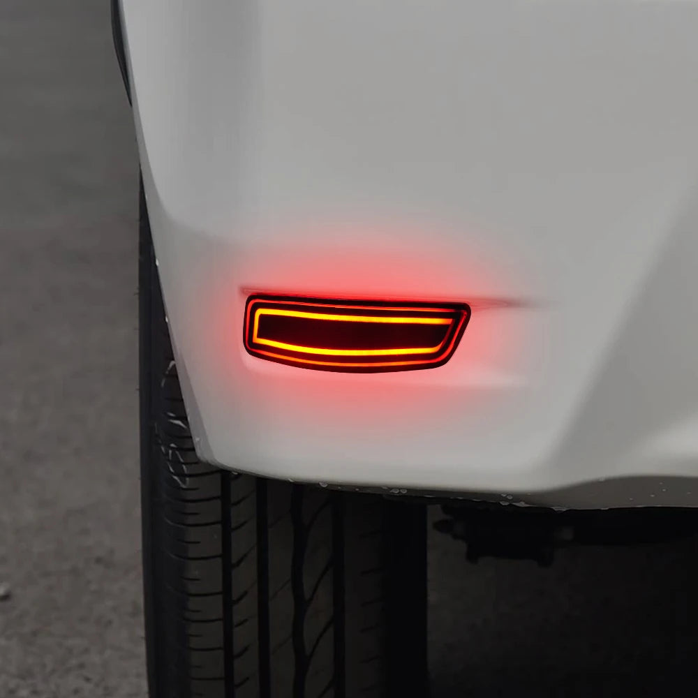 For Toyota Corolla Altis 2014 2015 2016 2017 2018 Drive Brake Turn Signal lamps Dynamic LED Rear Bumper Reflector light