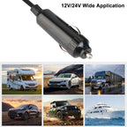 Car Power Inverter Adapter Converter Cigar Lighter Plug 8 Ports USB Chargers DC 12V/24V to AC 110V/220V Cigarette Lighter Socket