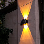 Solar Wall Lamp Led Outdoor Waterproof Decoration Garden Lamp Up And Down Luminous Lighting for Wall Porch Balcony Garden Street