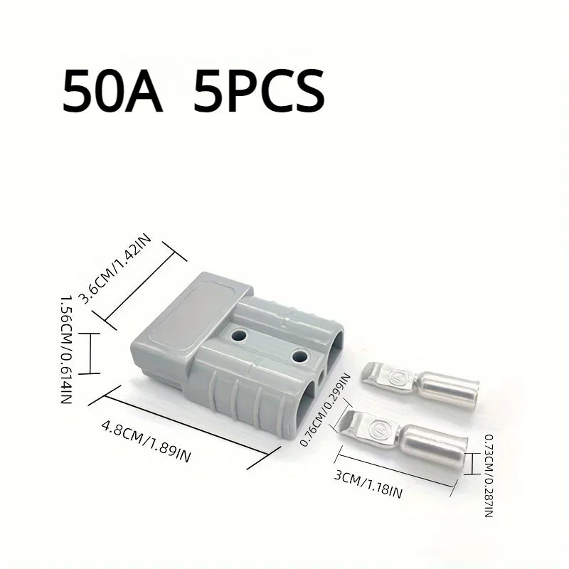 5/10pcs 50A/120A/175A/350A Anderson Style Plug Connectors 12-24V DC Power Tool Power Charger Battery Electronic Accessories