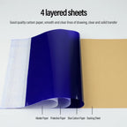 20/100pcs Tattoo Transfer Paper Carbon Thermal Stencil 4 Layered Sheet Tattoo Paper Copy Paper Tracing Paper for Tattoo Supplies