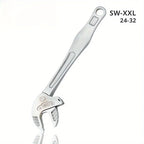 Heavy-Duty Industrial Crab Claw Wrench Self-Adjusting Ratchet Wide Jaw for Automotive Piping Manufacturing