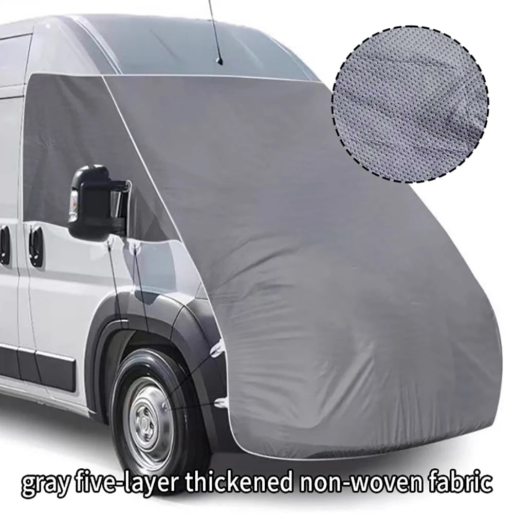 Caravan Motorhome Bonnet Cover Car Protector Tailgate Sunshade and Rain Awning Tent Waterproof Mosquito for FIAT DUCATO X250/X29