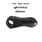 Bicycle Stem Carbon MTB/Road Bike ±10 degrees Stems 80/90/110/110/120/130mm 28.6 mm fork  31.8mm handlebar bike frame parts