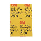 14cm/23cm Genuine 3M 401Q Beauty Sandpaper P2500 Mesh Repair Car Paint Polishing Water Sand Fine Sanding Water Abrasive