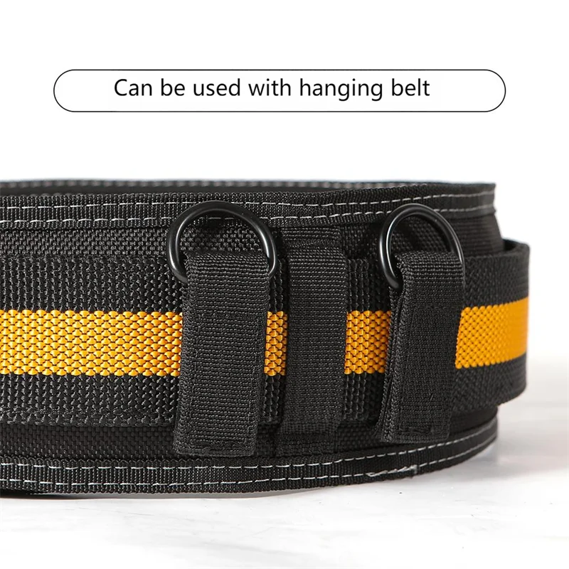 Quick Release Tool Belt 1200D Oxford Thickened Adjustable Buckle Construction Work Belt for Electrician Carpenter TOOLHUWEI