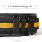 Quick Release Tool Belt 1200D Oxford Thickened Adjustable Buckle Construction Work Belt for Electrician Carpenter TOOLHUWEI