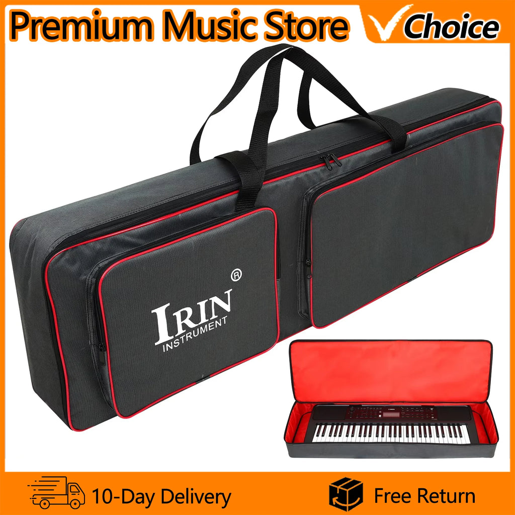 Electronic Piano Bag Cover 61/76 Key Waterproof Oxford Cloth Thickened Handbag Keyboard Bag Case Musical Instruments Accessories
