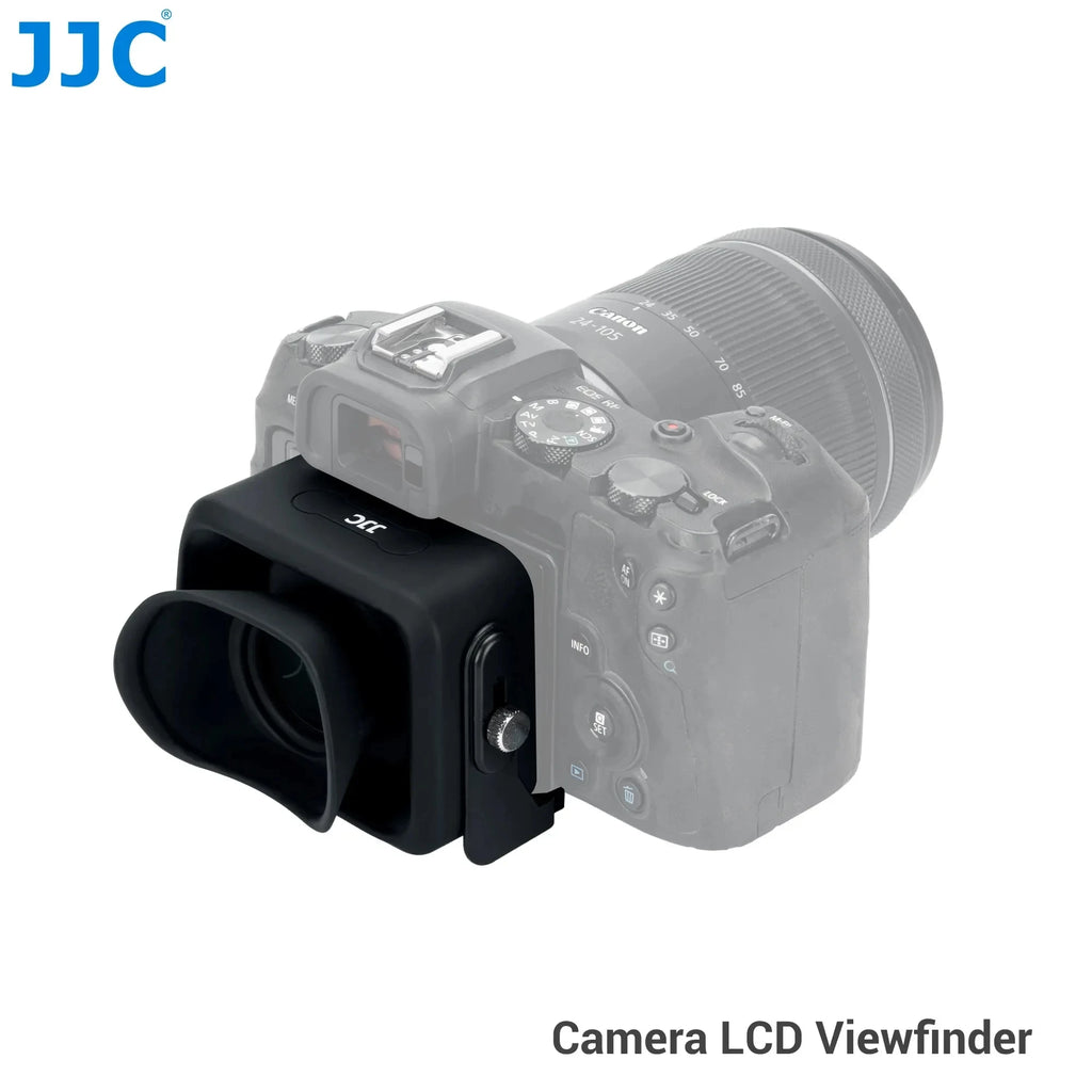 JJC 3X LCD Viewfinder Camera Extender Eyecup Eyepiece Collapsible fit 3.0" Screen for Nikon Z30 Sony ZV-1 RX100 Fuji X-T30 III