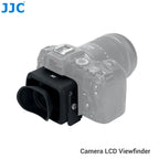 JJC 3X LCD Viewfinder Camera Extender Eyecup Eyepiece Collapsible fit 3.0" Screen for Nikon Z30 Sony ZV-1 RX100 Fuji X-T30 III