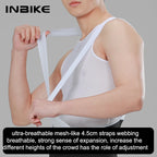 INBIKE Men's Cycling Bib Tights Padded Riding Bike Bib Toursers Pants with Pocket Man MTB Biking Bicycle Long Leggings Clothing