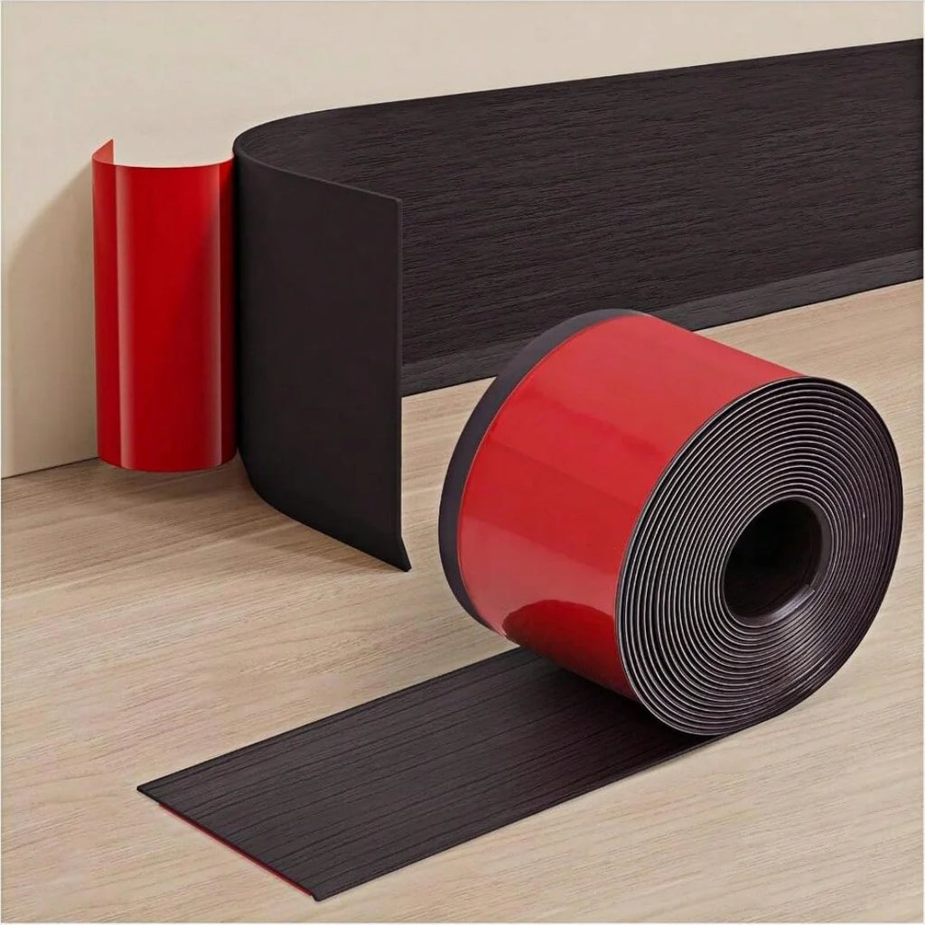 1PC 2mx8cm vinyl wall decoration skirting board, self-adhesive decorative skirting board, flexible self-adhesive decorative stri
