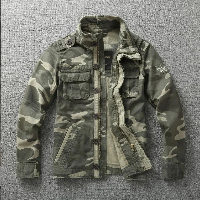 M-65 Men's jacket Military Tactical style Classic men's overalls Camouflage jacket men's trend all match men's