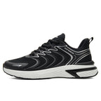 Baasploa Men's Running Shoes Casual Lightweight Mesh Breathable Sneakers Male Outdoor Non-Slip Wear-Resistant Sports Shoes
