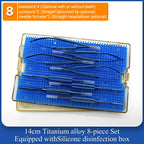 4 Pieces/set Of Ophthalmic Microsurgery Instruments 12/16/18cm Scissors+Needle Holder+tweezers Stainless Steel Surgical Tools
