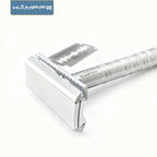 KAMPFE Double Edge Safety Razor Stainless Steel Classic Manual Shaver Wet Shaving 30-degree Shaving Angled Head for men