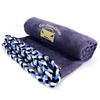 FOSHIO Windshield Cleaning Car Dashboard Cover Cloth Microfiber Towel Water Absorption Rope Vinyl Protection Film Install Tool