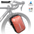 Rhinowalk Bicycle Front Fork Bag Waterproof Quick Release 4L/6L, Black Blue Olive Orange