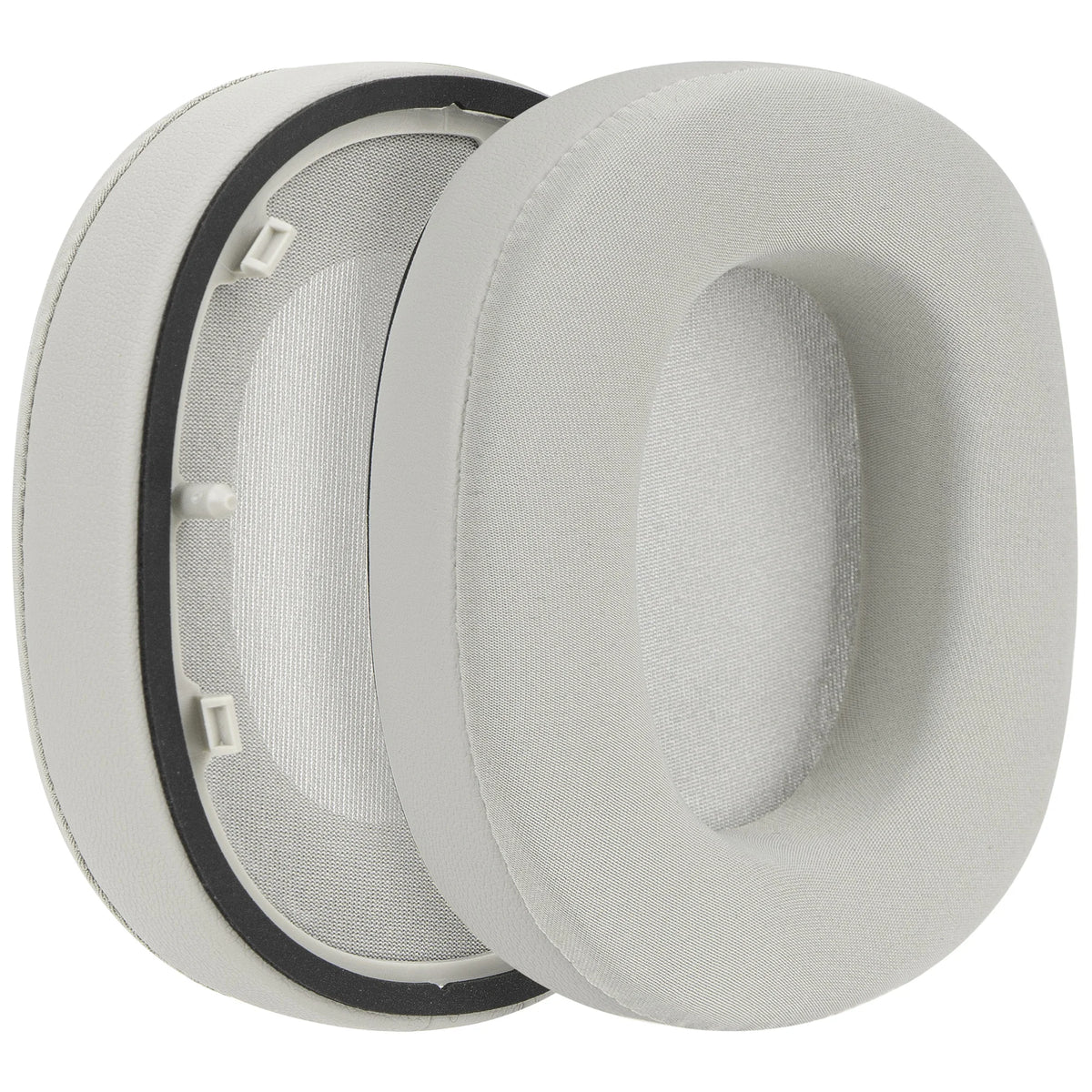 Geekria Cooling Gel Replacement Ear Pads for Sony WH-1000XM6, Platinum Silver