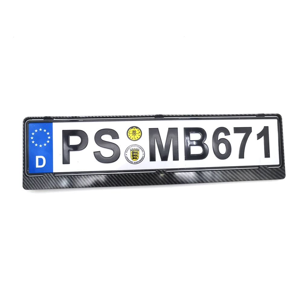 2pcs/ 1 pair Car License Plate Frame Gosnumber for European German Russian Numbers Mount Holder Number Automobile