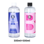 Clear Epoxy Resin Kit 1:1 High Gloss Bubble Free for Casting & Coating, 50-500ml