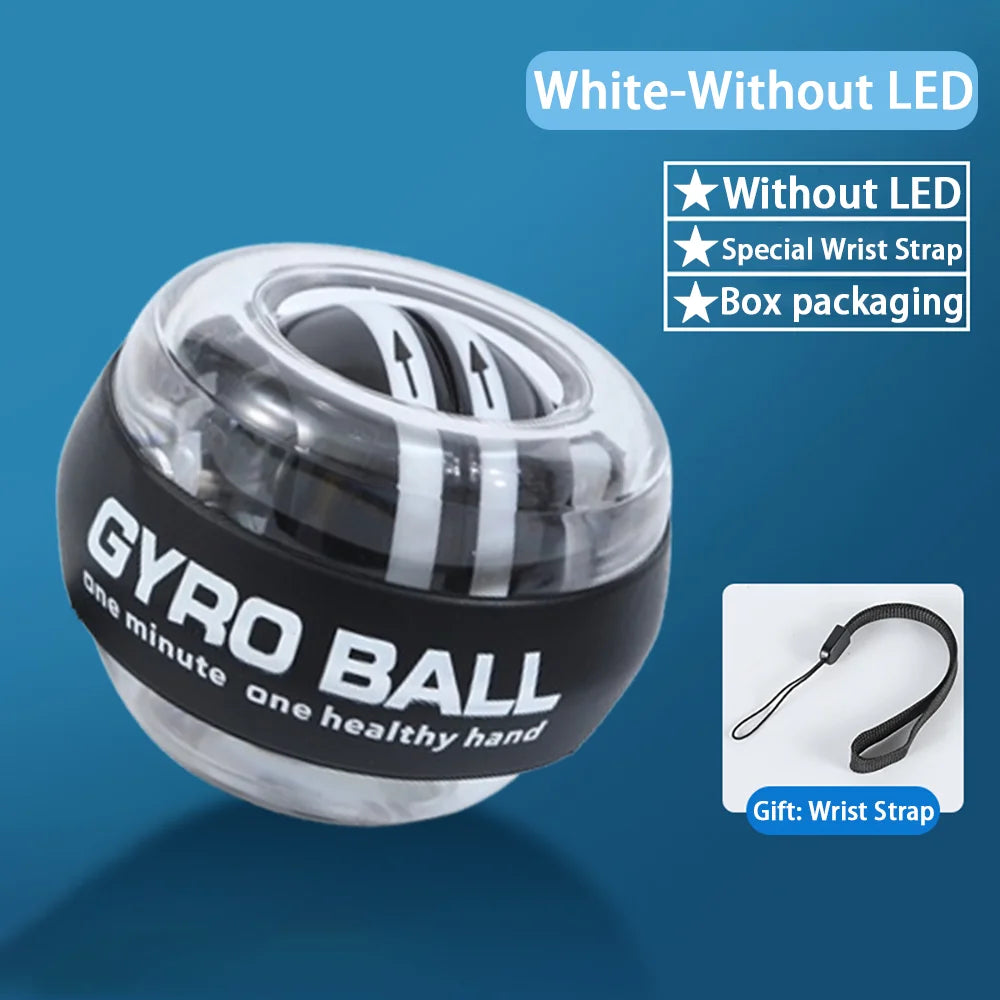 Self-Starting Wrist Ball-Lightweight Portable Silent Stress Relief Tool for Daily Use Non-Slip Hand Trainer for Office/Gym/Home