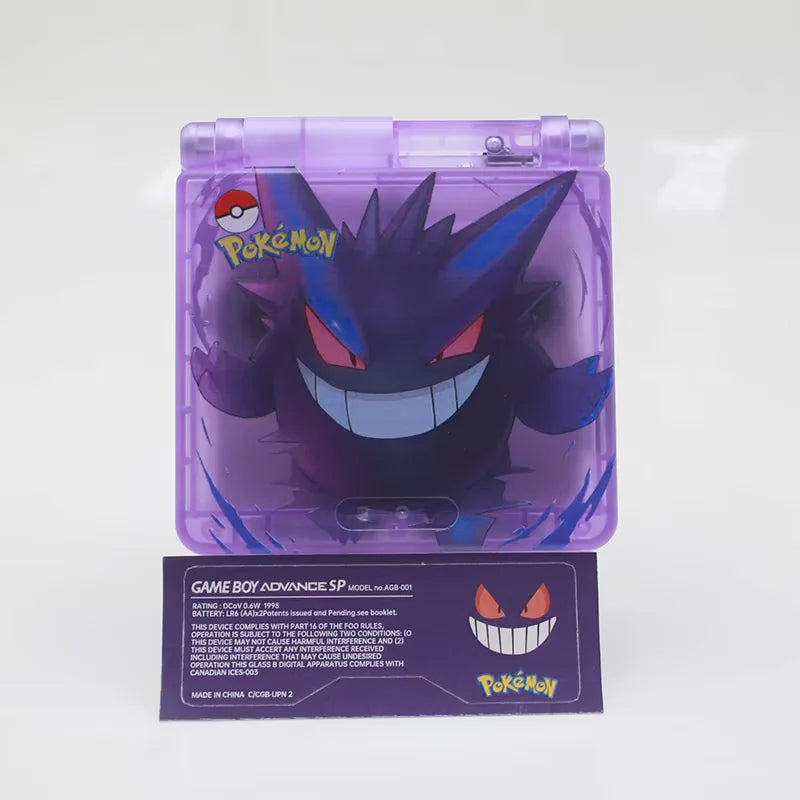 GBA SP shell housing set Gengar limited edition, IPS screen compatible, with or no box