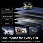 Baseus Vacuum Magnetic Car Phone Holder Mount 360° Rotation Stand Car Mount for iPhone Samsung Xiaomi Travel Holder Gym Stand