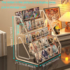 1PC Step Display Rack Desktop Multi-Tier Stand for Cards Photos Stationery Small Accessories Storage