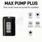 Rechargeable Air Pump for Inflatables, Cordless Electric Pump for Air Mattress Pool Floats, Mini Vacuum Pump for Storage Bags