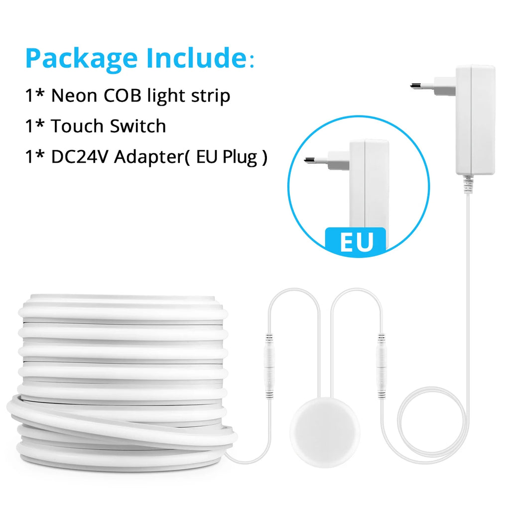 EU Power Plug / Neutral White / 2M