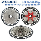 ZRACE Bicycle Cassette 8 9 10 11 12 Speed MTB bike freewheel 11-42T / 11-46T / 11-50T/11-52T for ALIVIO / DEORE / SLX / XT