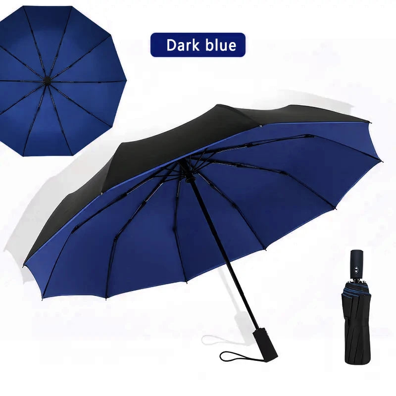 Windproof Double Layer Fully Automatic Resistant Umbrella