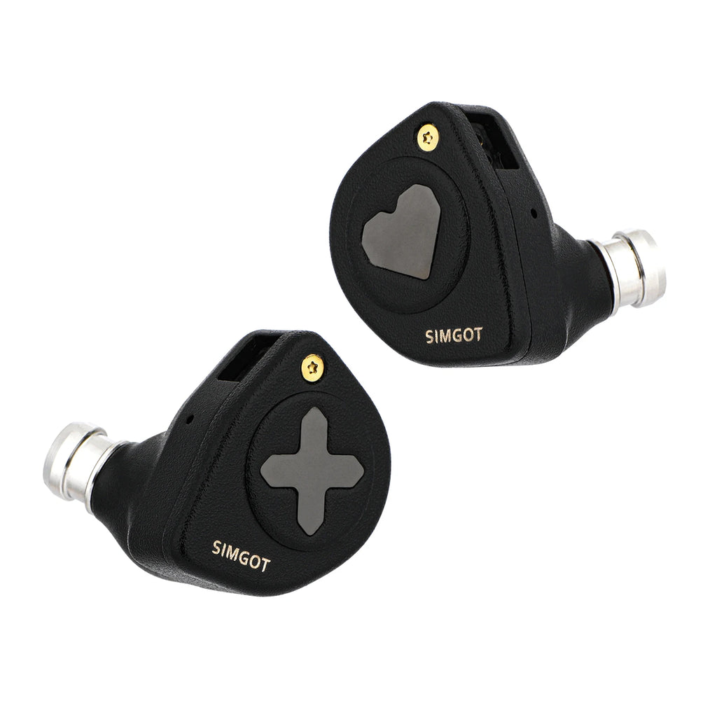 SIMGOT HBB EW300 1DD+1Planar+1PZT Hybrid Driver In Ear Monitor Earphone with Silver-plated OFC 0.78mm cable and CNC Alloy case