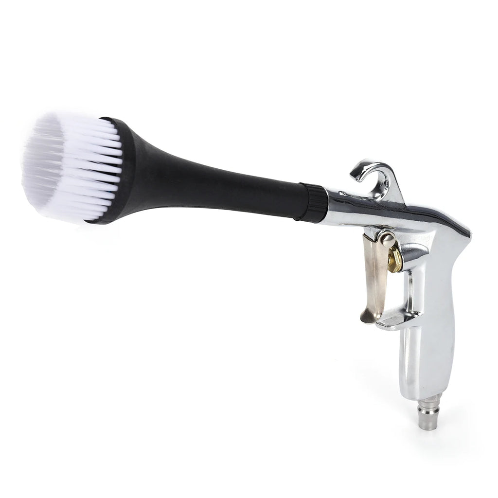 Car Cleaning Gun High Pressure Air Blow Gun w/ 2 Nozzles Car Detailing Dry Washing Professional Car Interior Cleaning Tools