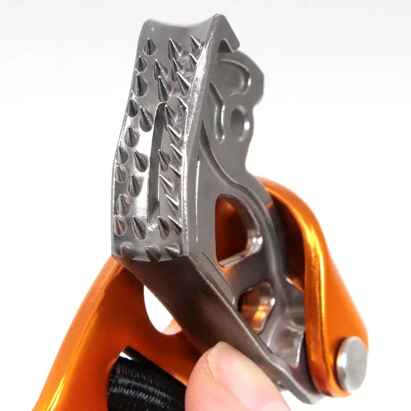 Rock Climbing Foot Ascender for SRT, Left/Right Foot, Black or Gold
