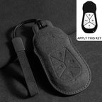 Suede Leather Car Key Case for Xiangpeng Xpeng P5 P7 G3 G6 G9  X2 N5 F30 H93 X9 2019 2020 2021 2022 2023 Remote Fob Shell Case