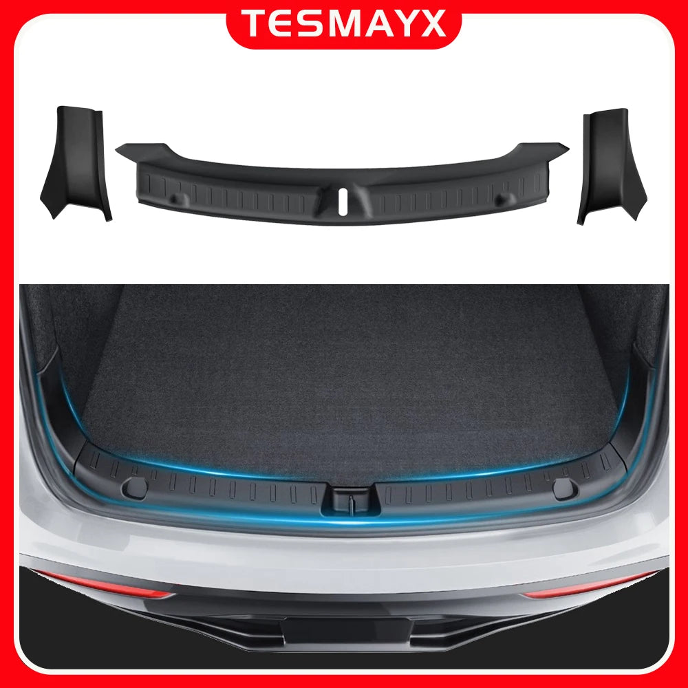 Tesmayx TPE Trunk Sill Plate Cover for Tesla New Model Y Juniper Launch 2025+ Scratch Protection Accessory