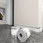 Rolled Self-Stick Baseboard Trim-Anti-Collision Waterproof Wall Waistband Sticker for Living Room Bedroom Home Decor