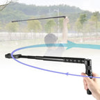 Invisible selfie stick for action cameras, black, 111cm, compatible with Insta360 X5/X4, GoPro 13/12/11, DJI Action 6/5 Pro/4