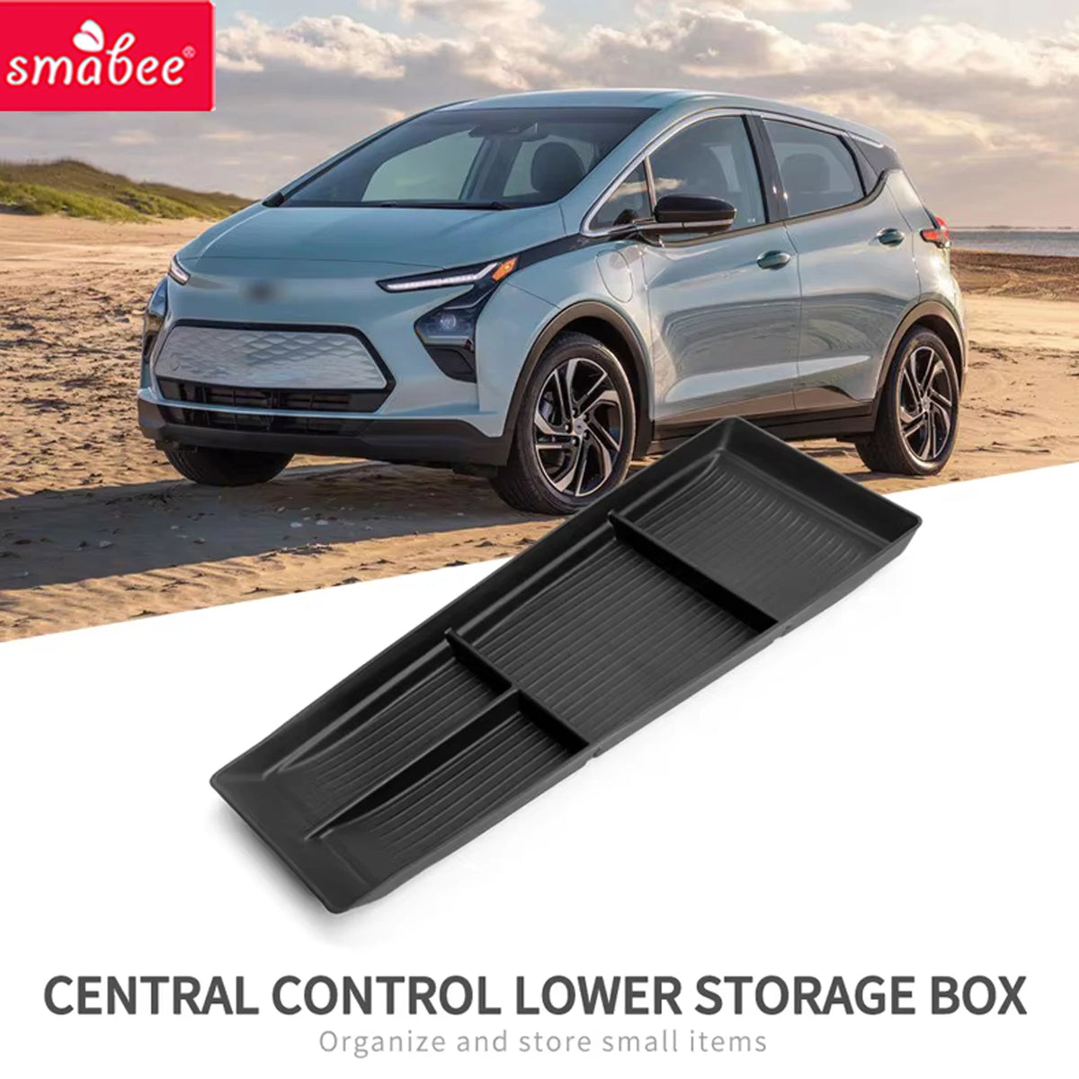 for Chevy Chevrolet Bolt EUV EV 2022-2024 Central Armrest Lower Layer Storage Box Car Center Console Tray Organizer Accessories