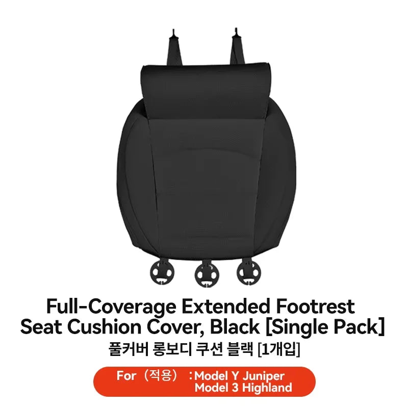 YZ For Tesla 2026 Model Y Juniper Leg Support Extension Seat Cover Model 3 Highland Memory Foam Extender Cushion Car Interior