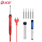 JCD 908U 80W Digital Soldering Iron kit 220V/110V Adjustable Temperature LCD Display Portable Soldering iron DIY Welding Tools