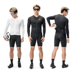 ROCKBROS Cycling Jersey Spring Autumn Lightweight High Elasticity Long Sleeve Bicycle Jersey Wicking Breathable MTB Bike Jersey